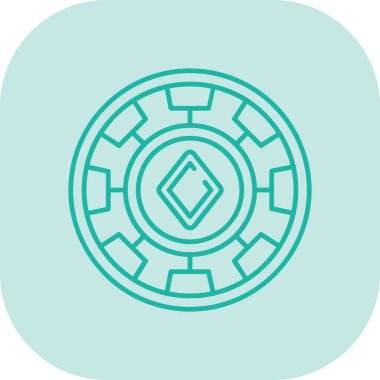 Kumarhane yonga simgesi vektör illüstrasyonu