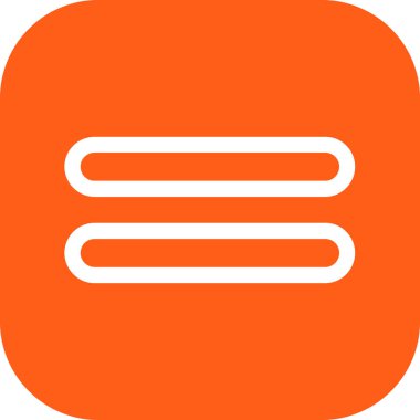 Tek bir harf simgesinin vektör illüstrasyonu