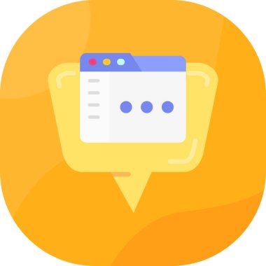 sohbet ileti simgesi