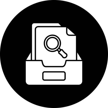 Ara. Web simgesi basit illüstrasyon