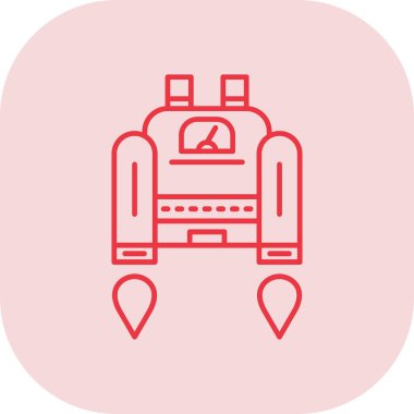 harita pin simgesi, vektör illüstrasyonu