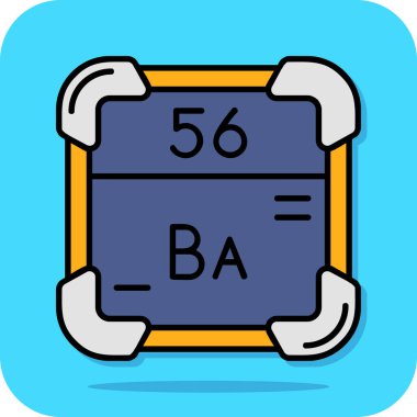 Bir b 6 b simgesinin vektör illüstrasyonu