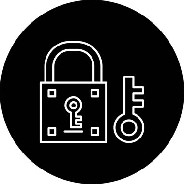 Kolayca düzenleyebilen veya düzenleyebilen Vektör simgesini kilitle