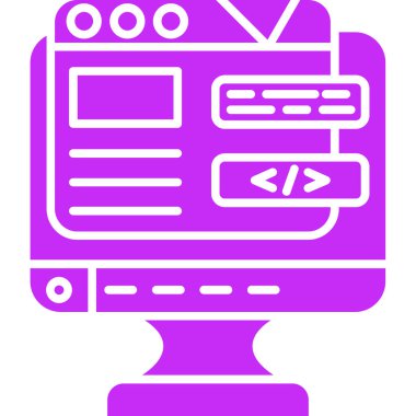 tarayıcı web simgesi basit tasarım