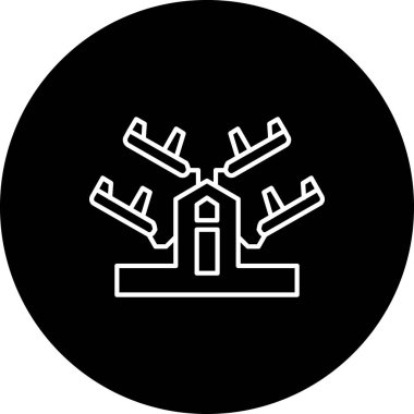 Modern eğitim ikonunun vektör illüstrasyonu