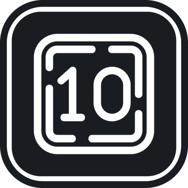 Moda biçimi izole edilmiş arkaplanda 0 numaralı simge