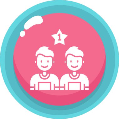 Müşteri hizmeti vektör simgesi modern illüstrasyon