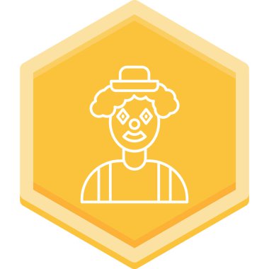 Bir kadın simgesinin vektör illüstrasyonu