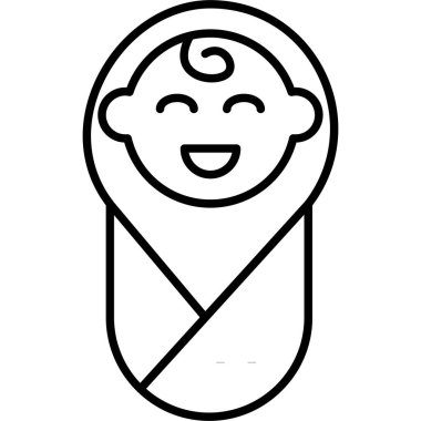 Çizgi film simgesinin vektör çizimi