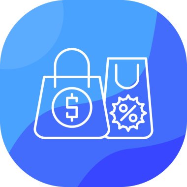 çanta çantası simgesi - taslak biçimi