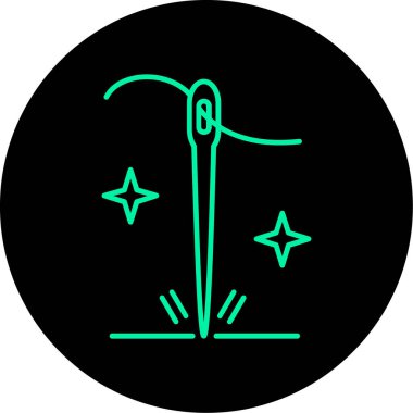 Benzersiz burç işareti vektör çizgisi simgesi