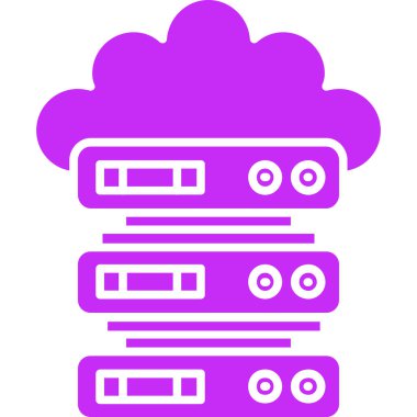 Bulut hesaplama. Web simgesi