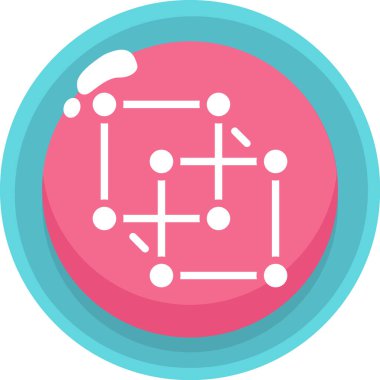 şebeke. Web simgesi basit illüstrasyon