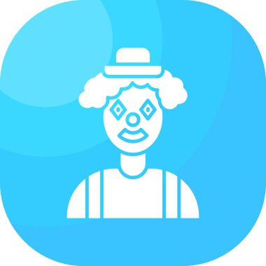 Soytarı. Web simgesi basit tasarım