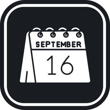 Takvim simgesi vektör illüstrasyonu