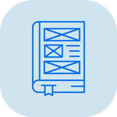 Web sayfası simgesi, vektör illüstrasyonu