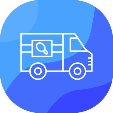 Teslimat. Web simgesi basit illüstrasyon