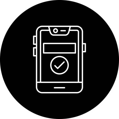 Vektör Mobil simge illüstrasyonu