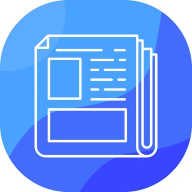 belge web simgesi, basit illüstrasyon