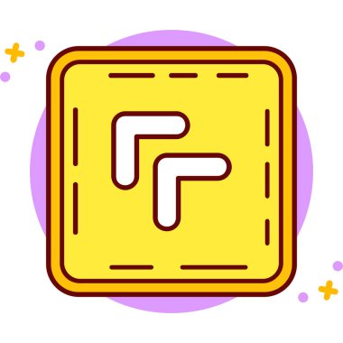 para simgesi vektörü. Düz renk işareti. izole edilmiş sembol çizimi