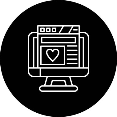 Beyaz arkaplanda izole edilmiş web tasarımı glyph düz simgesi