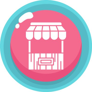 Bir kahve simgesinin vektör çizimi