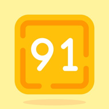 8 numaralı vektör simgesi