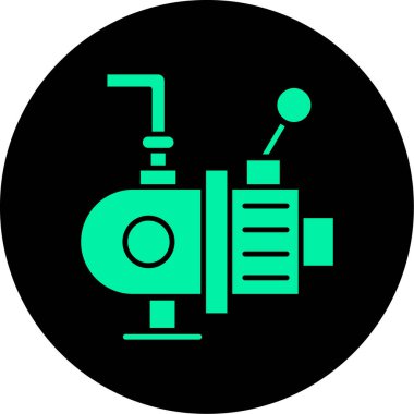 B gazının vektör illüstrasyonu, basit vektör illüstrasyonu