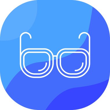 göz gözlük simge vektör çizim