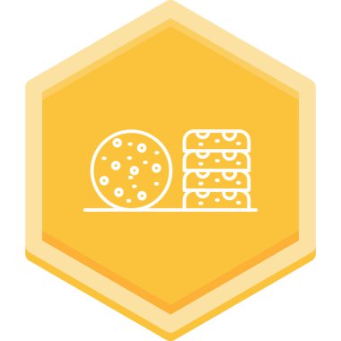 Gıda simgesinin vektör illüstrasyonu