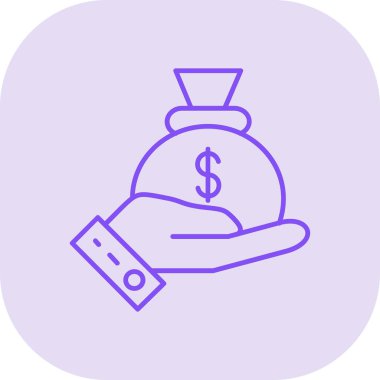 para çantası vektör simgesi