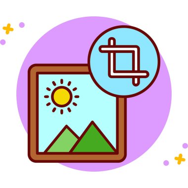 Web simgesi harita, illüstrasyon vektör