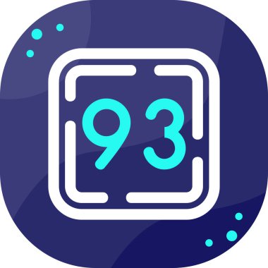 Modern simgenin vektör illüstrasyonu