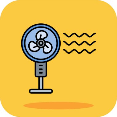 fan simgesi vektör illüstrasyonu