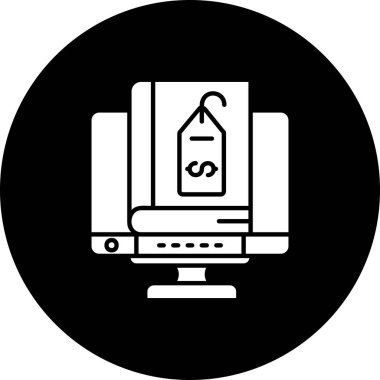 Modern dizüstü bilgisayar simgesinin vektör illüstrasyonu