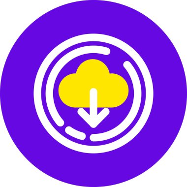 Modern bir simgenin vektör illüstrasyonu