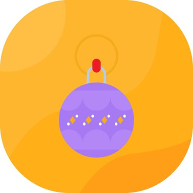 Noel dekorasyon vektör simgesi