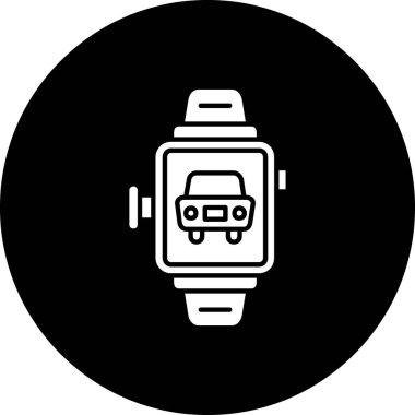 bus simgesi vektör illüstrasyonu