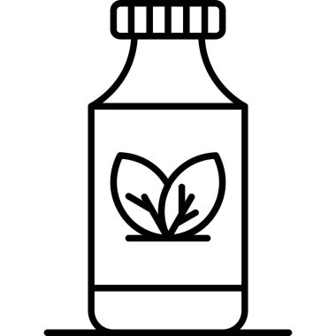 Şişe simgesi. Tasarım. vektör illüstrasyonu