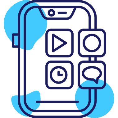 Smartphone sohbet simgesi, özet biçimi