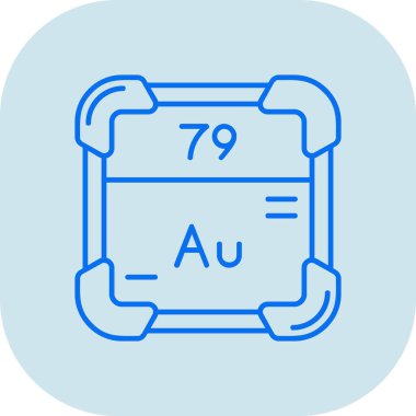 Kimyasal element. Web simgesi