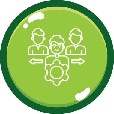 grup insanları insanların sembolü olarak dairesel