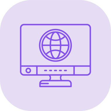 Web Tarayıcı. Basit illüstrasyon