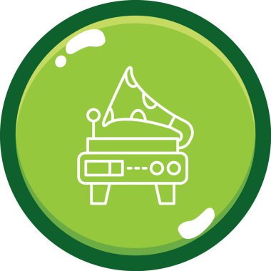 Benzersiz modern simge, vektör çizimi