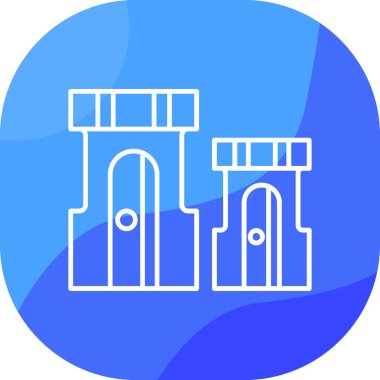 Yapı simgesinin vektör illüstrasyonu