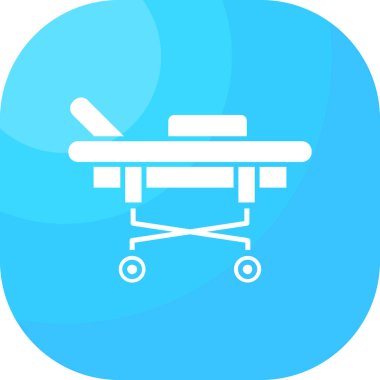 Moda Biçimli Trolley Simgesi İzole Arkaplan