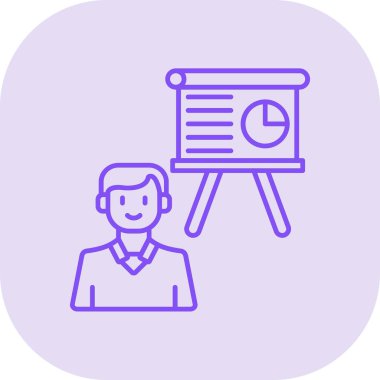 iş adamı simgesi vektör illüstrasyonu