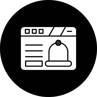 Web sitesi, masaüstü zarfları ve zarflar için web tasarım simgesi. vektör illüstrasyonu.