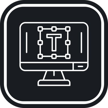 Seo simgesinin vektör illüstrasyonu