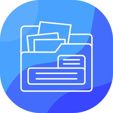 Dosya. Web simgesi basit illüstrasyon